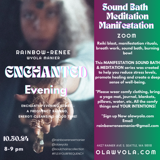 ZOOM Enchanted Evening - Sound Bath and Meditation