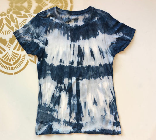 Shibori Tee(Womens L) - Ola Wyola